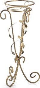 STOJAN NA KVETINÁČ QUINCY 77X35 CM ZLATÁ