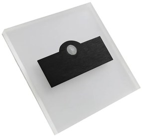 Schodiskové LED svietidlo Lumi, 1x LED 0,6w, 3000k, b, pohybový senzor