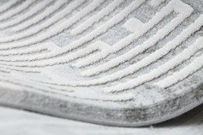 Koberec AKRYL VALS 3943 Labirynt sivý / slonia kosť