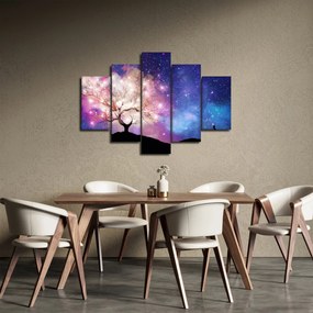 Obraz - Vesmírny strom (150x105 cm)