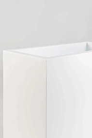Interiérový kvetináč ELEMENTO, materiál MDF, šírka 60 cm, biely