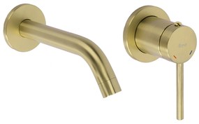 Rea Clif, umývadlová podomietková batéria, zlatá matná, REA-B5841