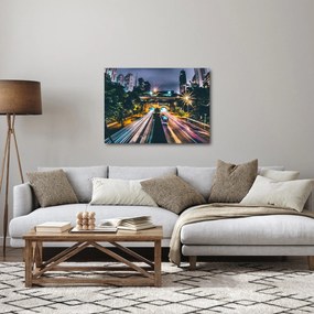 Obraz nočného mesta (70x50 cm)
