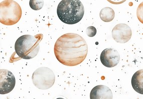 Fototapeta - Zemitý planetky (147x102 cm)