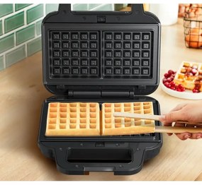 Tefal - Hriankovač ULTRA COMPACT 3v1 700W/230V čierna/chróm