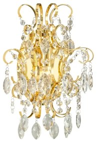 Eglo 39604 - Nástenné svietidlo FENOULLET 1xE14/25W/230V zlatá