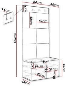 Predsieň Tewarota Slim IV (biela) . Vlastná spoľahlivá doprava až k Vám domov. 1104840