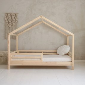 Posteľ v tvare domčeka Housebed Fello - 90 x 200 cm / prírodná