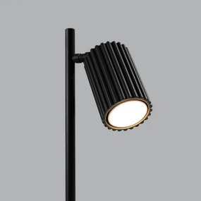 Sollux SL.1586 - Stolná lampa KARBON 1xGU10/10W/230V čierna