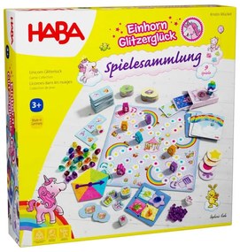 Haba Spoločenská hra pre deti Magický jednorožec Sada 9 hier