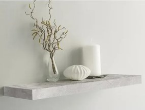 Polica na stenu Shelvy 60 cm, šedý beton%