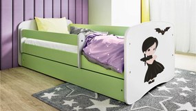 XXXLutz POSTEĽ PRE DETI A MLÁDEŽ 80/160 cm, zelená, biela MID.YOU - Detské izby - 00214200024F