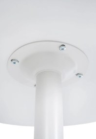 Barový stôl okrúhly DS25199, biely / rám biely - v108 x Ø60 cm