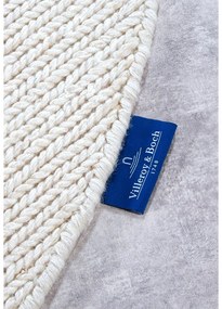 Biely ručne tkaný vlnený okrúhly koberec ø 160 cm Francois – Villeroy&amp;Boch