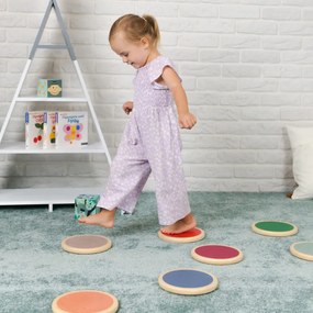 Montessori nášlapné kamene – farby