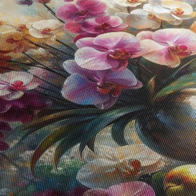 Obraz - Váza kvetov II. (120x50 cm)