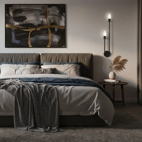 Toolight Toolight, nástenné svietidlo 2xE14, APP1147-2W, čierna matná, OSW-14010