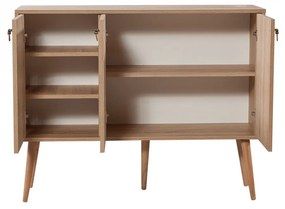 Komoda Kikos 120 cm dub sonoma/tmavo hnedá