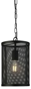 Searchlight 2481BK - Luster na reťazi FISHNET 1xE27/60W/230V čierna