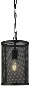 Searchlight Searchlight 2481BK - Luster na reťazi FISHNET 1xE27/60W/230V čierna SR0012