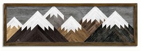 Nástenný obraz Mountains, 120 × 35 cm