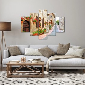 Obraz - Malebná Talianska ulička (150x105 cm)