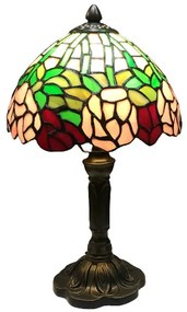 Stolová tiffany lampa ROSE Ø21*39