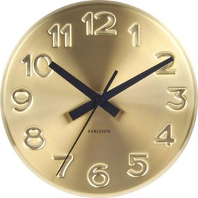 Dizajnové nástenné hodiny Karlsson 5477GD