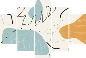 Obraz - Ilustrácia listu (150x105 cm)
