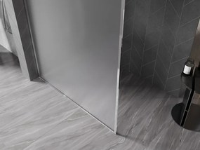 Mexen Kioto-F, sprchová zástena s rámom 70 x 202 cm, 8 mm sklo námraza, chrómový profil, 800-070-104-01-30