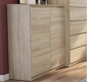 Skrinka Carlos 802D, dub sonoma%