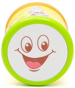 Baby Mix Obojstranný dynamický bubon, žltý