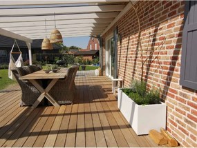 Hrantík MAXI, sklolaminát, šírka 120 cm, biely mat