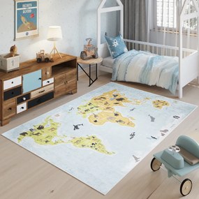 Detský koberec SVET - PRINT EMMA ROZMERY: 80x150