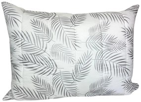 Set paplón + vankúš Elegantné listy 140x200/70x90 cm – mikrovlákno, duté vlákno, celoročné použitie
