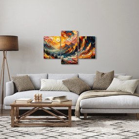 Obraz - Hory zalité slnkom (90x60 cm)