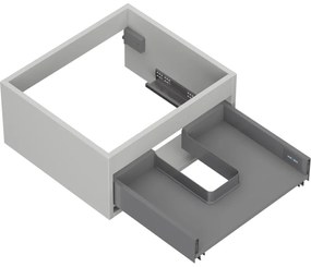 Mexen Box-A, závesná skrinka 50 cm, 1 zásuvka, sivá matná, 91AX0-0500-235-1-62