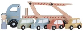 Little Dutch - Drevené nákladné auto s autíčkami
