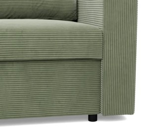 Rohová rozkladacia sedačka NEO Poso svetlozelená