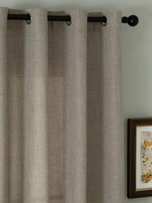 Závesy Zara sivohnedá – 140 × 250 cm (2 ks)