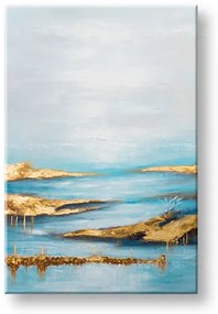 Maľovaný obraz na stenu ABSTRAKT 1 dielny CWF11462WE1 - 80x120 cm