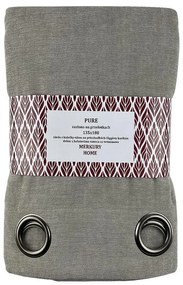 Záves Pure na priechodkách 135x180 šedá Merkury Home