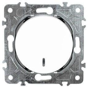 Elhard Okrúhle tlačidlo Rondo č.1/0So s LED indikátorom, biele RD1082W