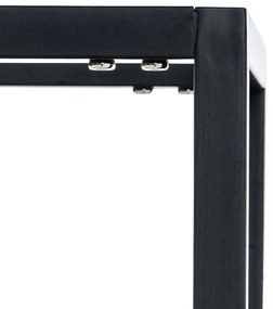 Stojan na drevo Hetta 25x100x150 cm, čierna