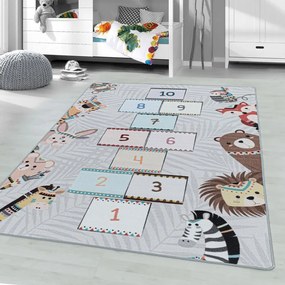 Sivý detský koberec 160x230 cm Play – Ayyildiz Carpets