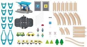 Playtive Drevená železničná súprava (osobný vlak)  (100381062)