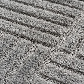 Koberec Square 3D Art sivý