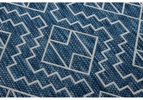 Kusový koberec Romba modrý 180x270cm