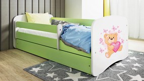 XXXLutz POSTEĽ PRE DETI A MLÁDEŽ 80/160 cm, zelená, biela MID.YOU - Detské izby - 002142000265