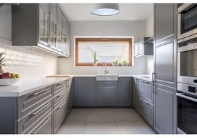 LED Stropné svietidlo GALAXY 1xLED/24W/230V šedá/biela